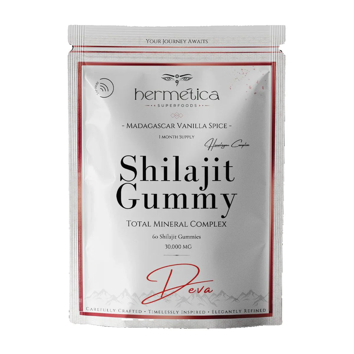 Hermetica Shilajit Gummies gummies bottle