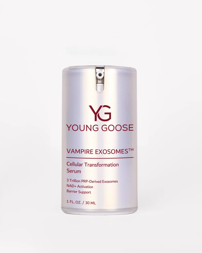 Young Goose Vampire Exosomes cellular transformation serum, iridescent bottle, 1 fl oz