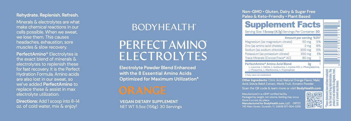 Perfect Amino Electrolytes - Orange