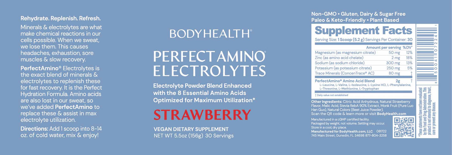 Perfect Amino Electrolytes - Strawberry