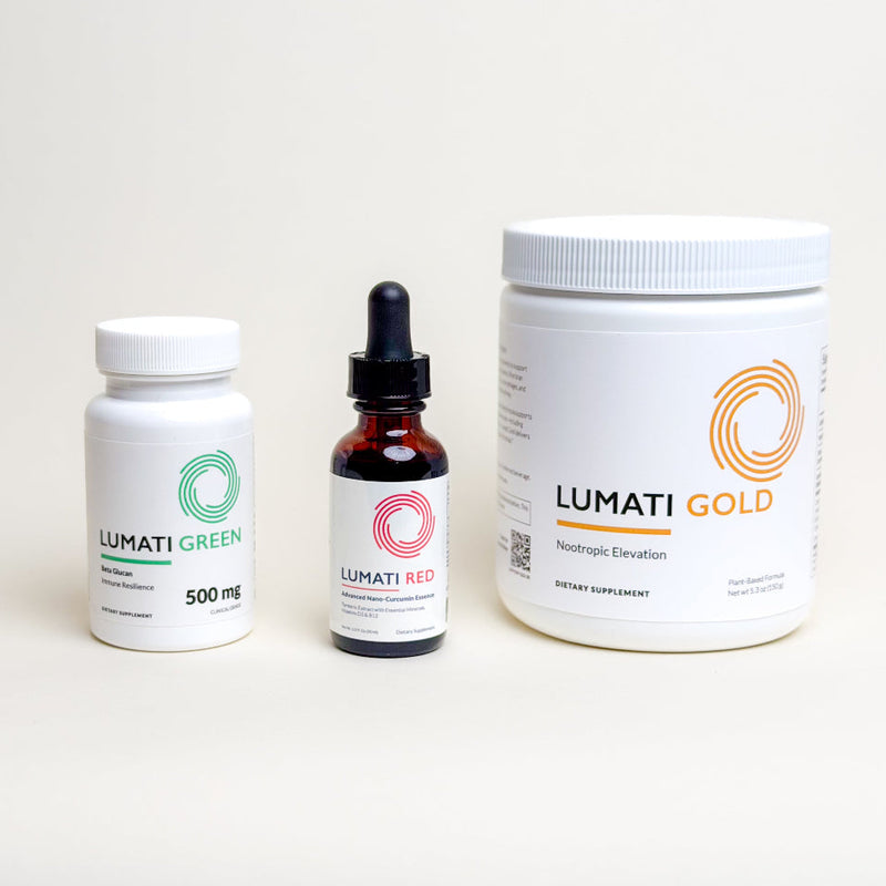Bestseller The Longevity Collection: Lumati Green, Gold, and Red Green + Red + Gold Collection ★ 5.0 (2) $253.00 $199.24