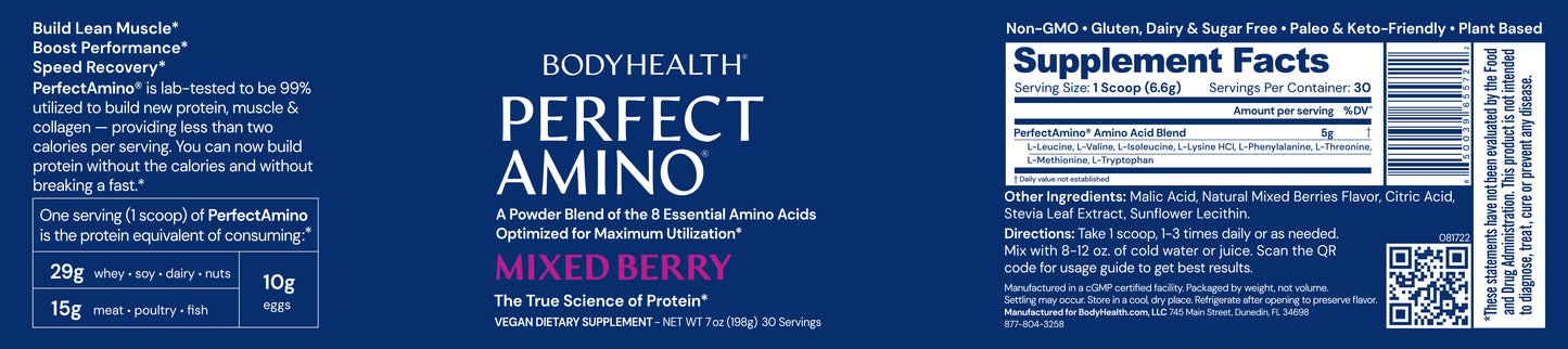 Perfect Amino XP MIXED BERRY